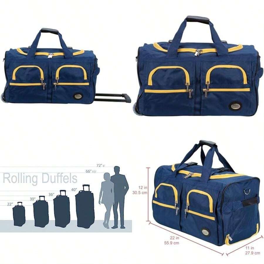 Rockland Bolsa de con ruedas, , 7.62, Bolsa de con ruedas(marino) - Tipo 1 - Ver 1