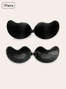 2 件装隐形无肩带聚拢文胸，低背露背文胸 - 适合搭配连衣裙、婚纱、日常穿着 - 彩色 - 查看 23