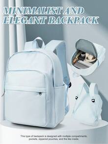 Mochila impermeable para portátil para hombres - Bolsa de transporte ligera de 15.6 pulgadas, mochila casual para ir y venir, bolsa de viaje de mano para negocios/trabajo/escuela/universidad, bolsa profesional para enfermeras y maestros, mochila impermeable - Multicolor - Ver 6