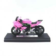 1pc Kawasaki H2R Motorcycle, Simulation Motorbike, Alloy Motorcycle Toy, 3D Motorcycle Model Collection, 1:18 Action Figure Toy Car, Motorcycle Decoration Ornaments, Birthday Gift, Holiday Present,Back To School Graduation Season Gifts - Multicolor - View 9