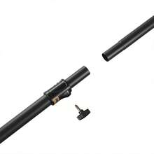 SoBuy FRG109 Telescopic Wardrobe System With 2 Clothes Rails Clothes Storage System Shelving System Clothes Rack Light Grey - Black - View 5