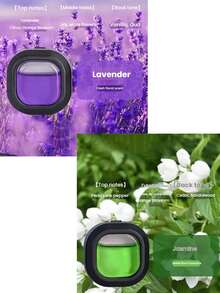 1 pieza Difusor de aceites esenciales aromáticos portátil para auto, mantiene el aire fresco en el coche, aromaterapia, se puede usar durante todo el año