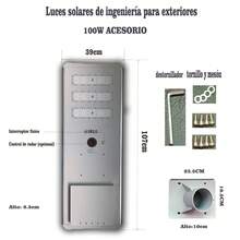 Lámpara Solar Integra 100 Para Poste Luz Blanca 6500k Plateado - Plateado - Ver 2