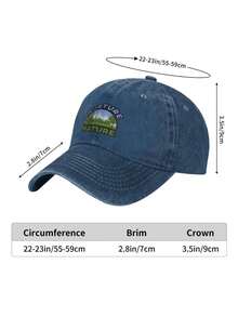 Nurture Nature Baseball Cap Golf Dad Hat Adjustable Original Classic Low Profile Cotton Hat Unconstructed Plain Cap Men Women - Màu xanh hải quân - Xem 6