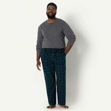 Essentials Men's Flannel Pajama Pant - Blanco - Ver 10