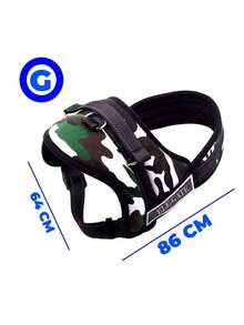 ELE-GATE Adjustable Harness And Reinforced Leash For Large Dogs - Multicolor - View 4