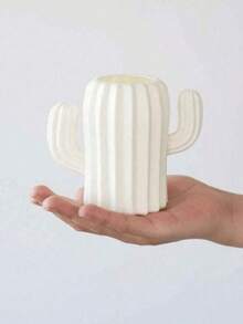 Porta-canetas minimalista nórdico em forma de cacto, caixa de armazenamento de mesa, vaso multifuncional adequado para pincéis de maquiagem, joias, pulseiras, chaves e outros itens pequenos, vaso de decoração para casa, ideal para banheiro e quarto (cor aleatória) - Multicolorido - Ver 4