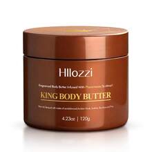 Hllozzi King And Monarch Body Butter & Body Oil / 120ml / 4.06 Fl.Oz & 120g / 4.23 Fl.Oz Enriched With Camellia Extract, Deeply Moisturizes And Hydrates Skin, Long-Lasting Fragrance, Suitable For All Body Parts. Women's Body Care Set, Suitable For All Skin Types, Gentle And Moisturizing. Christmas Gift Set For Women. - 棕色 - 查看 13