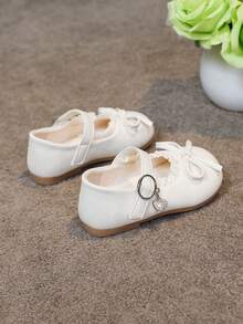 Giày đế mềm Hook And Loopo mũi tròn thoải mái cho bé gái, giày công chúa dễ thương cho trẻ em - Màu be - Xem 4