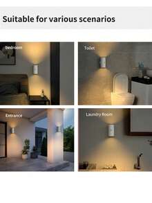 3 Lighting Modes Magnetic Rechargeable LED Night Light - Motion Sensor Wall Lamp, Suitable For Indoor Entryway, Bedside, Desk, Wardrobe And More - Beige - View 4