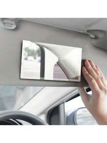 Auto Sonnenblende LED Make-up Spiegel, Aufladbarer LED Spiegel mit dimmbarem Touchscreen, Make-up Spiegel mit 3 Lichtmodi, einstellbare Helligkeit, Clip-On Rückspiegel Sonnenblende Kosmetikspiegel, Autozubehör