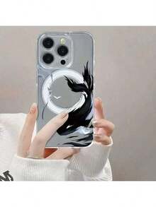 Kabelloses Ladedesign, einzigartiger Waldruck, vollständige Abdeckung, stoß- und schlagfestes Gehäuse, kompatibel mit iPhone 17/17Air/16Pro Max/16Pro/16Plus/16/15/14/13/12/11. Schön und modern, eine ausgezeichnete Wahl für Geschenke auf Festen.