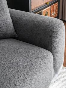 1 Vỏ bọc ghế sofa Jacquard sang trọng, Bảo vệ ghế sofa màu trơn, Thân thiện với thú cưng, Chống trượt, Chống bụi bẩn, Chống trầy xước, Phù hợp với mọi mùa, Co giãn, Có thể giặt bằng máy, Phù hợp với ghế sofa 1/2/3/4 chỗ ngồi, Chống thấm nước - Màu xám đen - Xem 9