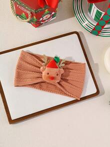 1 Set Christmas Tree, Santa Claus Doll, Baby Headband With Cute Bells, Reindeer, Girls Hair Accessories - Multicolor - View 12