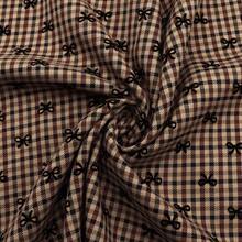 1 miếng vải kẻ caro họa tiết nơ - 57,08x19,68 inch (145x50cm) dùng cho đồ thủ công DIY, ví & túi xách thủ công | Họa tiết sang trọng, chất liệu cao cấp, thời trang đa năng, dệt may, nơ tóc & chần bông - Nhiều màu - Xem 9