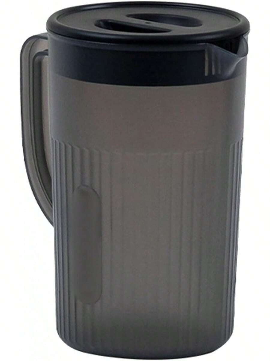 EstiloJarra de Plástico de 2,7 L con Tapa, Jarra de Agua Fría Resistente a Altas Temperaturas de Gran Capacidad para Jugo, té, Apariencia Exquisita (Negro)Versión mejorada - Verde oscuro - Ver 1