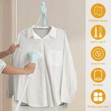 Lightweight Foldable Steam Ironing Board, Suitable For Business Travel And Tourism (Three-Fold Or Four-Fold), Steam Ironing Rack, Steam Ironing Pad, Hanging Ironing Board, Steam Iron, Steam Iron, Hanging Steam Ironing Pad, Handheld Ironing Board - Grey - View 7