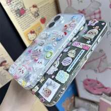Y2K Style Japan Korea Anime Cute Strawberry Shining Phone Case For 11 12 13 14 15 16 Pro Max 17 Plus Air Compatible - B - Xem 7