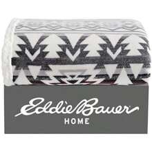 Eddie Bauer - , Sherpa Reversible súper Suave y Forro Polar Cepillado, Mantas para sofá, para Descansar (Rojo Grizzly Peak)(1.27 m x 1.53 m Clyde Hill Stripe) - Tipo 1 - Ver 7