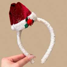 1 Christmas Bear Headband, With A Cute Style Holiday Outfit Design, Suitable For The Scene Of Christmas Decorative Small Gifts, Hair Band, Hair Hoop, Hairband For Women - Multicolor - View 13