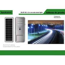 Lámpara Solar Integra 100 Para Poste Luz Blanca 6500k Plateado - Plateado - Ver 5