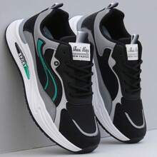 Men's Breathable Non-Slip Sports Shoes, Fashionable Casual Sneakers, Soft Sole, Odor-Resistant, Durable, Suitable For Outdoor Travel