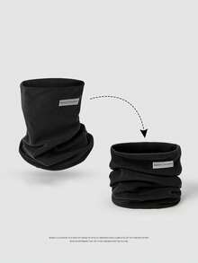 1 szt. polarowy ocieplacz na szyję, ciepły komin na rower dla mężczyzn i kobiet, koreańska dzianinowa maska na twarz na jesień/zimę