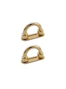 4pcs Adjustable Arch Buckles, Suitable For Handbags And Straps - Adjustable Chain Buckles, Applicable For Luggage And Fashion Accessories, Bag Clasps, Wallet Hardware Hanging Connectors With D-Ring, Detachable, DIY Wallet Making - Multicolor - View 16