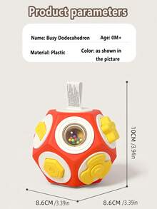 Sensory Toy Ball For Toddlers, Educational And Busy Ball For Early Childhood Development, Dodecahedron Grasping Ball, Baby Early Learning Toy