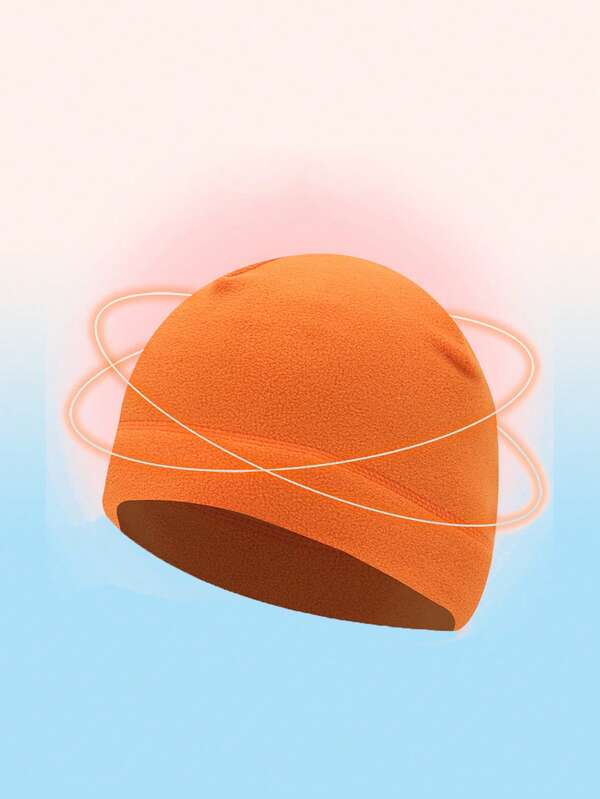 2PCS Warm Fleece Beanie For Hiking And Cycling Features An Elastic, Non-Constricting Design For Lightweight Comfort. Ideal For Winter Hiking, Cycling, Skiing, Running, Daily Training, Night Runs, And Morning Workouts.