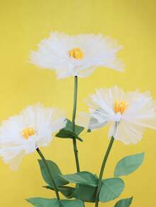 1 bông hoa mẫu đơn nhân tạo bằng lụa cỡ lớn 15,75 inch, trang trí hoa sống động như thật cho đám cưới, sinh nhật, cửa sổ khách sạn, trang trí nhà cửa. - nhiều màu - Xem 7