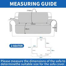 YSTYLE Single-Seater Sofa Cover With Armrests, Reversible Cat-Friendly Scratch-Resistant Couch Cover, Double-Sided Quilted Sofa Cover, Universal Sofa Cover - Black + Khaki - View 8