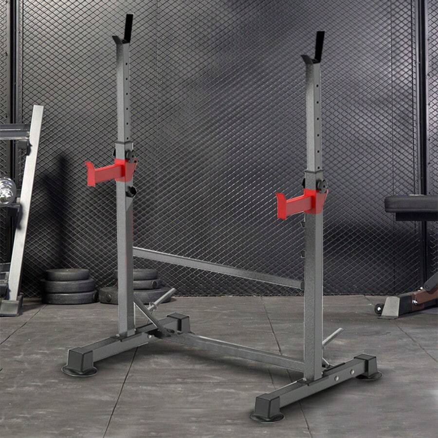 Adjustable Multi-Functional Bench Press Frame, Household Squat Rack, Indoor Aerobic Fitness Equipment, Adjustable-Width Men's Barbell Rack For Bench Press And Weightlifting Bed. Note: This Product Does Not Include Barbells, Barbell Plates, Or Dumbbell Benches. Customers Need To Purchase Them By Themselves. - màu đen - Xem 1