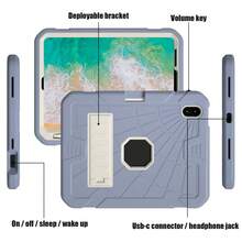 1pc Original Protective Case Suitable For IPad 10th Gen 10.9" 2022 Model And IPad 11th Gen 11" 2025 Model (A16 2025), Heavy Duty Military Grade Rugged Protective Cover With Built-In Stand, For IPad 10th Gen 10.9" 2022 Tablet - Purple and White - View 11