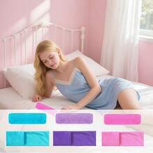 可重复使用的冷热会阴冷却垫，配有柔软的 PVC 凝胶珠 - 符合人体工程学的圆角和光滑的质地，（蓝色/粉色/紫色）舒缓设计，耐用材料