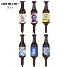 6pcs/Set Or 1pc Beer Bottle Golf Spikes, Nearly Unbreakable And Plastic Golf Tees, Men Golf Gifts, Father, Golfer, Funny Golf Novelty Gift, 3.54 Inches Height