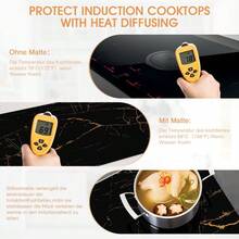 Large Induction Hob Protector Mat 52x78cm,Induction Hob Cover - Cooktop Scratch Protector - For Induction Stove,Multifunctional Silicone Mats - Black - View 6