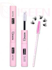 غراء رموش 5مل، ختم رموش 5مل، مزيل رموش 5مل، غراء رموش قوي، غراء ورتق رموش 2 في 1، تثبيت طويل الأمد، مناسب للارتداء طوال اليوم، غراء ورتق ومزيل رموش 2 في 1، مناسب لتمديد الرموش النهارية - وردي - مشاهدة 2