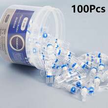 100pcs, Disposable Smoking Filter Tips Filter Holder Mouthpieces, Tar Filter Reduces Tar, Household Gadget, Valentine's Day Gift, New Year's Gift, Party Supplies(Three Thickness Conversion Adapters Are Included As A Gift)