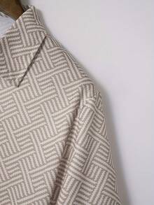 Men Polo Co-Ords - 米色 - 查看 6