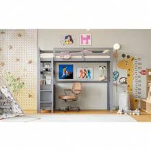 Kids Bed Frames, Headboards & Footboards - Grey - View 5