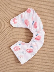 3 piezas de pañales de tela reutilizables y absorbentes con forro de franela, pañales para bebé - Multicolor - Ver 3