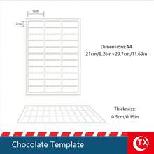 亚克力巧克力模具(多边形):轻松脱模,打造完美精致的巧克力。提升您的巧克力品质:透明亚克力巧克力模具(圆形、长方形、六边形),打造令人惊艳的自制美食,圣诞巧克力制作模具。 - 彩色 - 查看 18