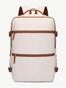 女士背包，大容量旅行背包，通勤/上学背包，时尚笔记本电脑包，短途商务旅行行李包，符合瑞安航空、威兹航空及其他航空公司的规定 - 彩色 - 查看 12