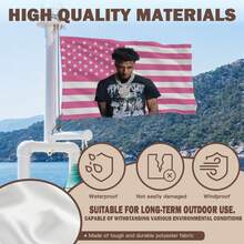 Youngboy Never Broke Again American Flag 3*5FT, Youngboy Concert Flag, Youngboy Rapper Banner, Hip Hop Poster,2025 Youngboy Bedroom Party Decorations College Dorm Decor - 白色 - 查看 3