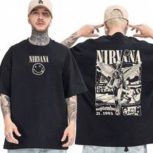 In Utero Album Rock Band Shirt Basic And Oversized Unisex T-Shirt - màu đen - Xem 2