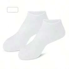 1pc Silicone Moisturizing & Soothing Sock, Reusable Aloe Vera Sock, Overnight SPA Sock, Anti-Slip Gel Heel Socks Suitable For Dry Skin & Rough Feet Of Men And Women, Home Foot Care (Buy 2 For This Item) - Multicolor - View 4