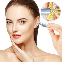 Ear Wax Removal Tool, 2025 Q-Grips Ear Wax Removal Reusable And Washable Replacement Soft Silicone Tips For Cleaner Earwax, Ear Wax Removal Kit Contains 7 Types Of Ear Cleaner Tools (White) - 藍色 - 查看 4