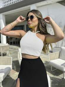 Cropped Isadora - Branco - Visão 2