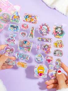 3D Stereo Modeling Shake Stickers, Shake-To-Relieve-Stress Stickers For Decorating Planners And Phone Cases. 3D Cute Candy-Style Stickers, 3D Cartoon Stickers, 3D Stickers For Valentine's Day Party Series, Student Rewards